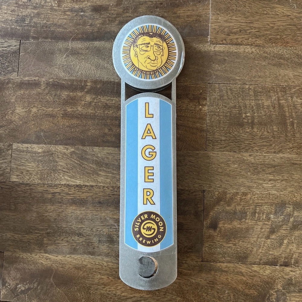 Silver Moon Brewing Lager Tap Handle 10.5”